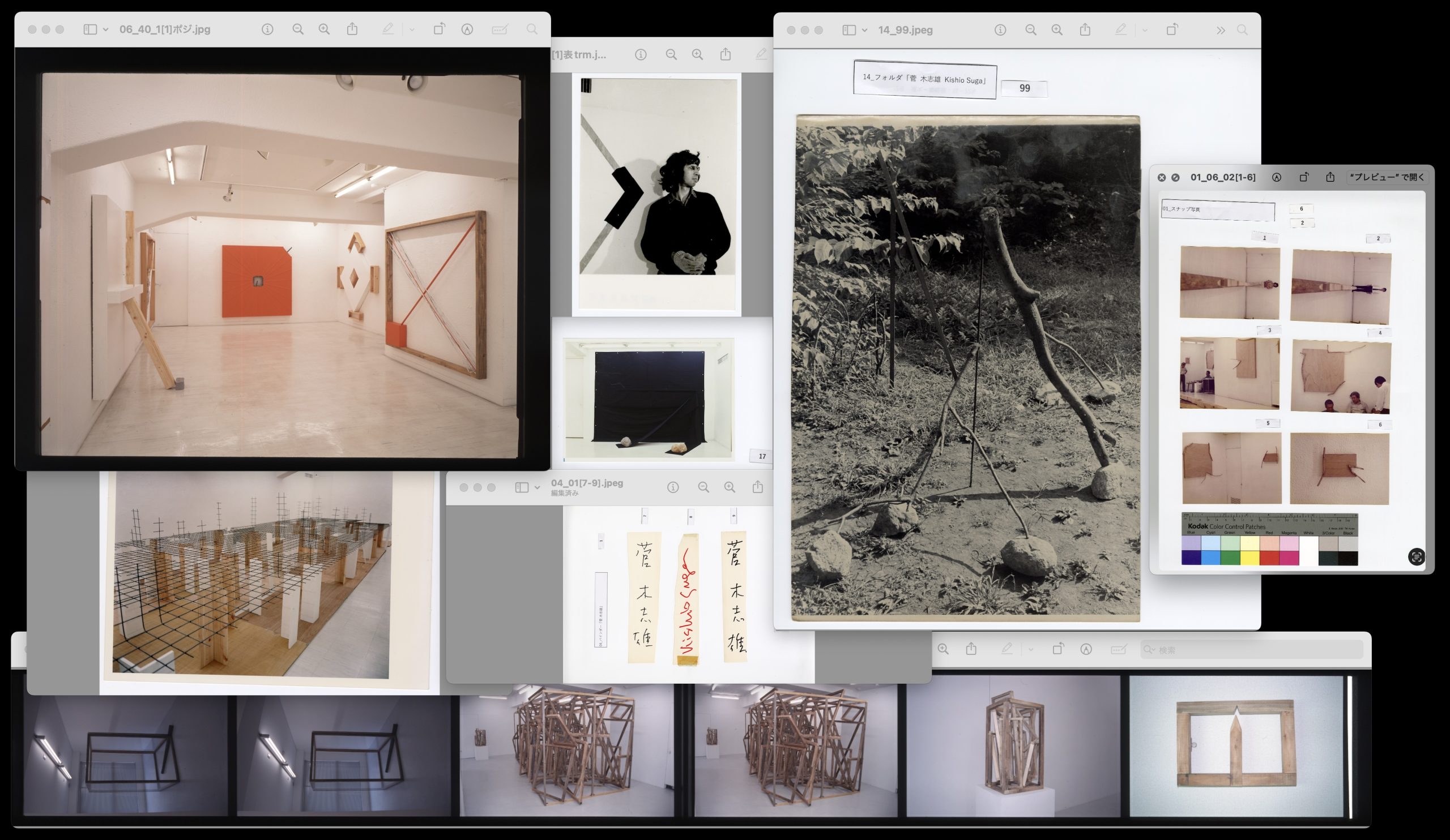 東京画廊+BTAP所蔵資料 菅木志雄デジタルアーカイヴ